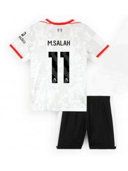 Billige Liverpool Mohamed Salah #11 Tredjedraktsett Barn 2024-25 Kortermet (+ Korte bukser)